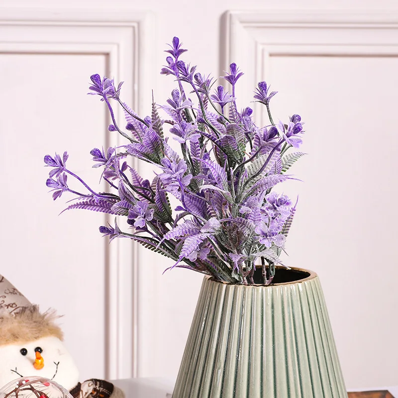 

Artificial Flowers Simulation Perfume Ling Vanilla Diy 5 Fork Small Artificial Plants Fake Flower Wedding Home Office Decoration