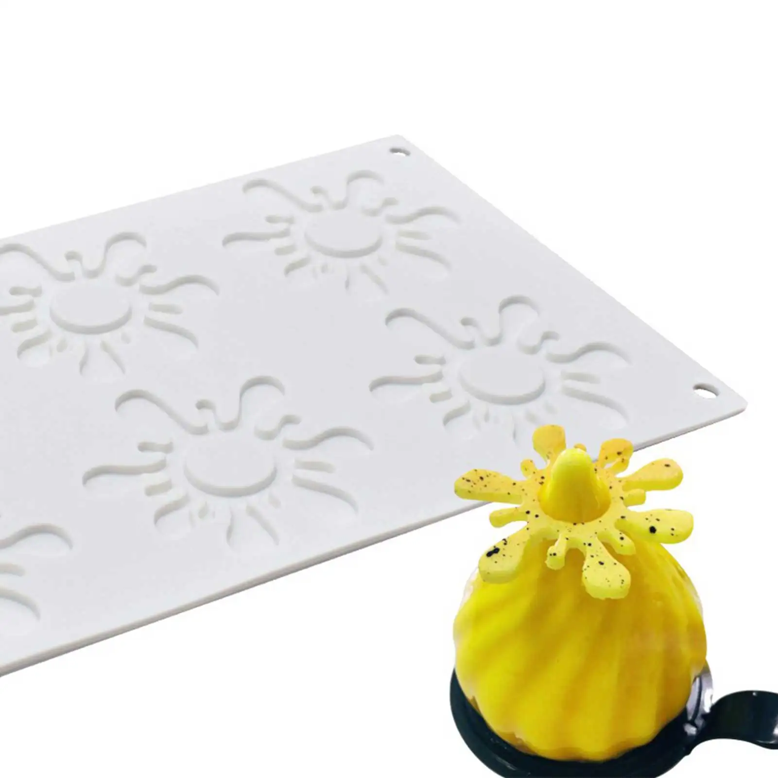 3D креативная форма в форме подсолнуха шоколада силиконовая для мыла конфет