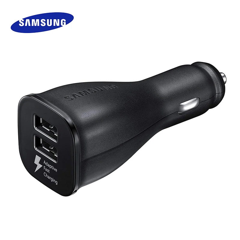 Samsung Автомобильное зарядное устройство адаптер двойной USB Быстрый автомобильный