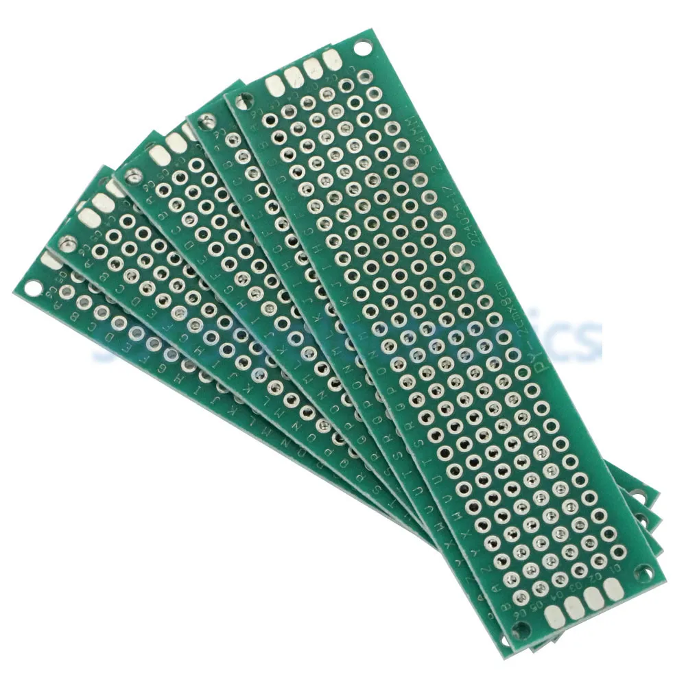 Двухсторонний прототип печатной платы 2*8 см 5 шт.|board board|board pcbboard prototype |