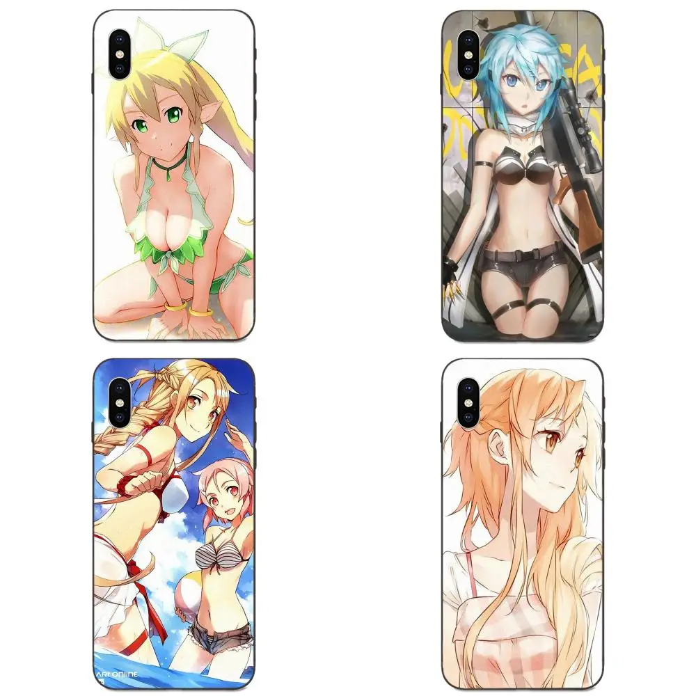 Sword Art Online Sao сексуальная девушка для Xiaomi Redmi Note 3 S 4 4A 4X5 5A 6 6A 7 7A K20 Plus Pro S2 Y2 Y3 мягкий