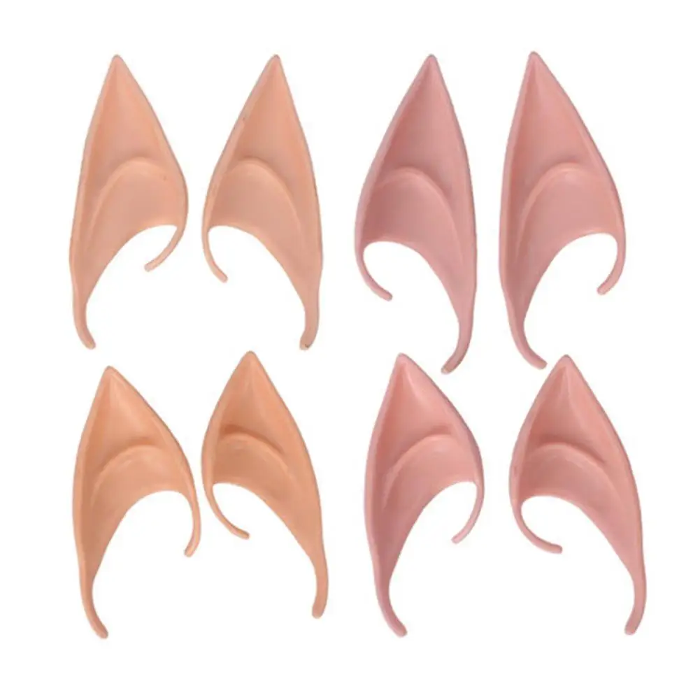 

Mysterious Angel Elf Ear Latex Props Vampire Fairy Halloween Cos Role Playing Photo Props Different Sizes Adult Children's Toys