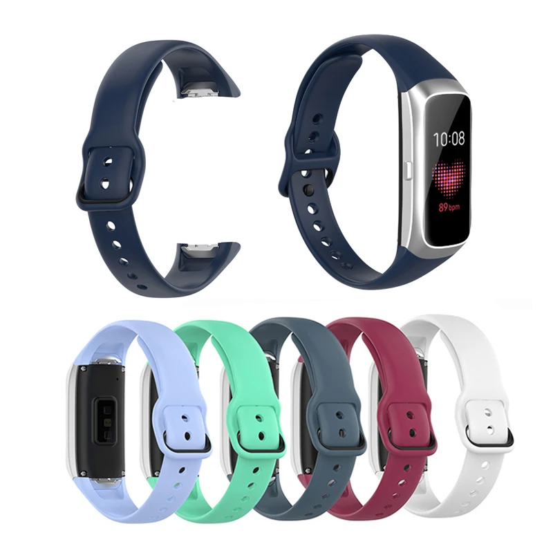 Силиконовый ремешок для смарт часов Samsung Galaxy Fit R370 Смарт часы браслет