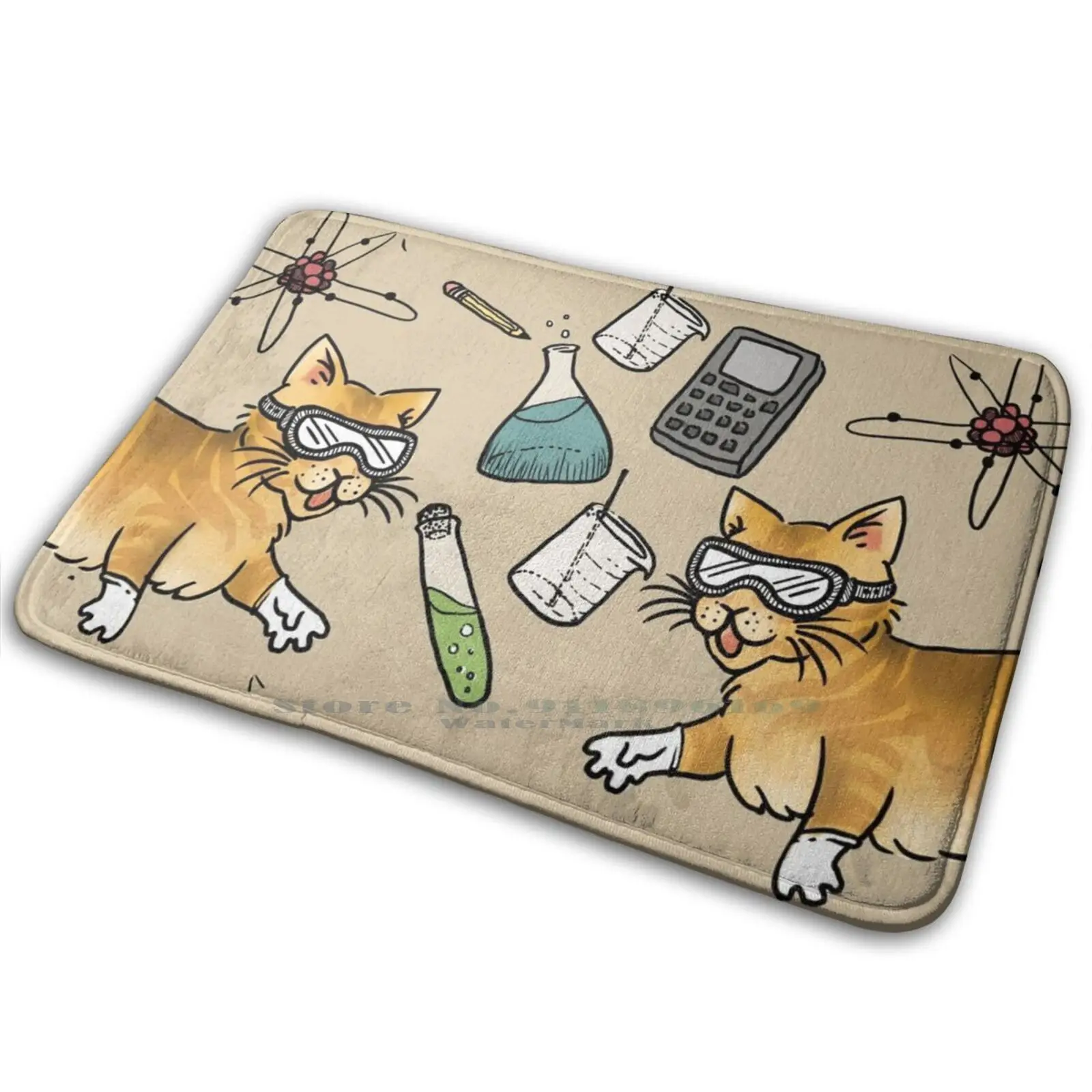 Вынос руля коврик для кошек ковер анти-скольжение Спальня входная дверь стержень