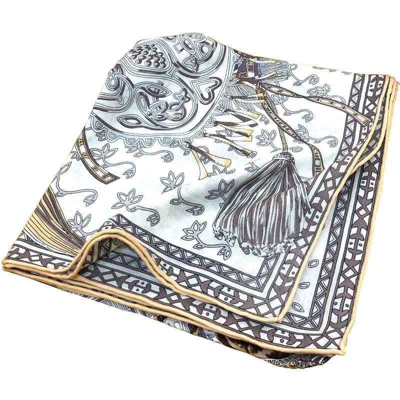 

NEW Warm Shawl Gorgeous Flying Carpet Print 70% Cashmere + 30% Silk Scarf Clothing Accessories Muffler ACC Passion By Hand KSR2