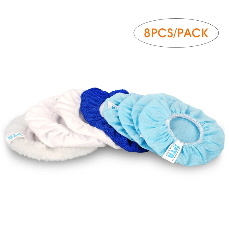 Баферные накладки SPTA для полировки капота шапочка из микрофибры накладок