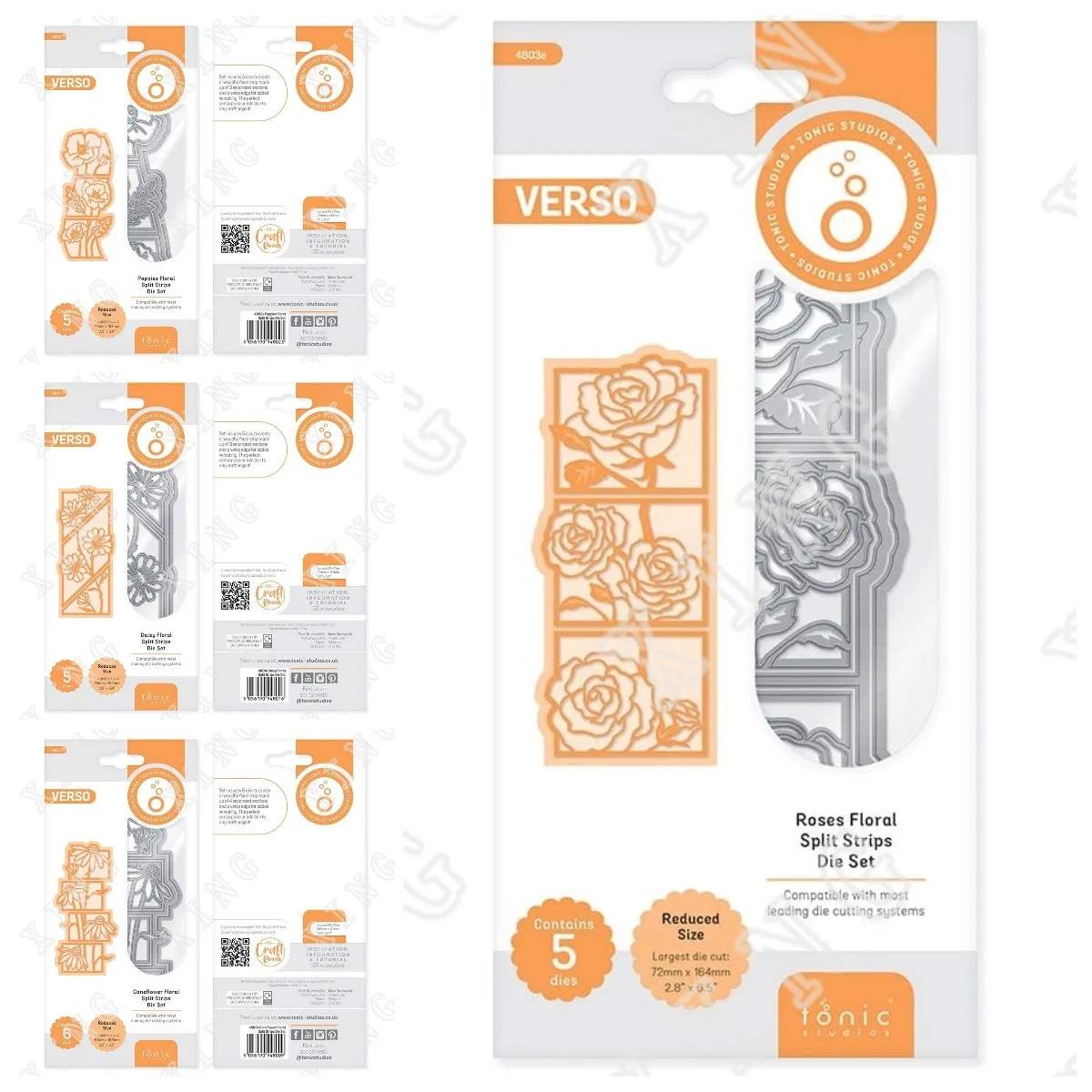 

2022 Spring Newest Poppies Roses Daisy Coneflower Floral Split Strips Die Set Metal Cut Dies Diy Scrapbook Paper Card Gift Mould