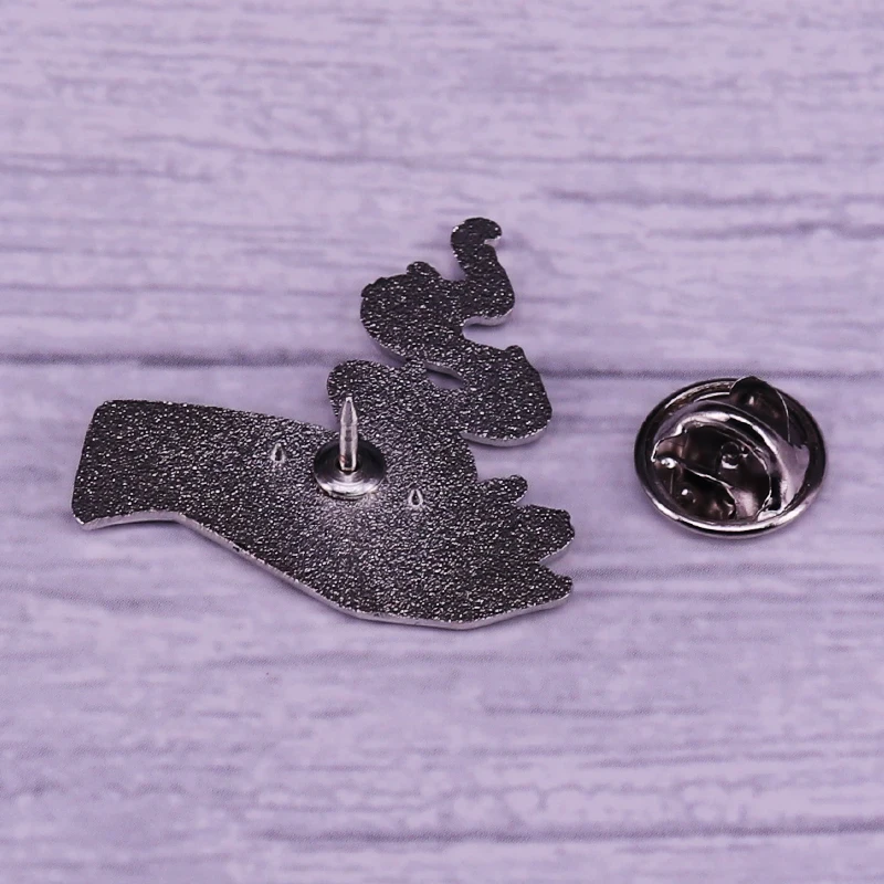 Значок в виде ведьмы с пламенем темный брошь звезд готическое Викка ювелирные