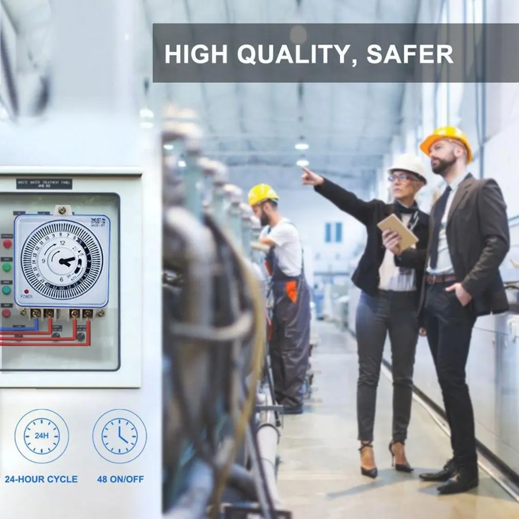 Механический таймер промышленный проводной выключатель 230 В 16 А настенный товары