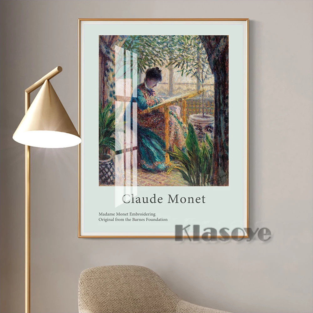 

Клод Моне, искусство, выставочный декор, печать, постер, Настенная картина, ретро, холст, высокое качество, украшение для комнаты, дома