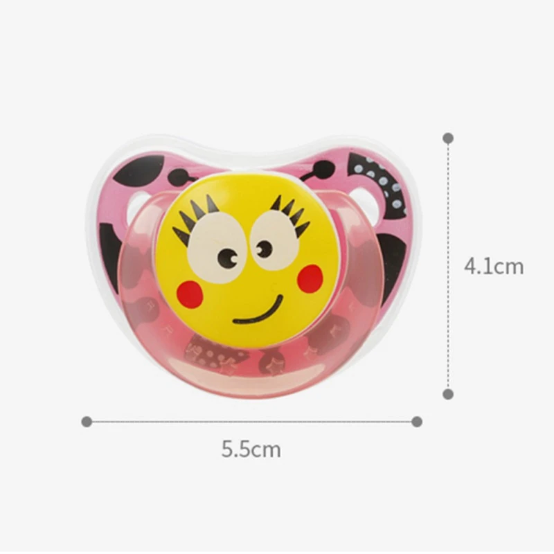 Детская соска для новорожденных силиконовая плюшевая Соска с мультяшными