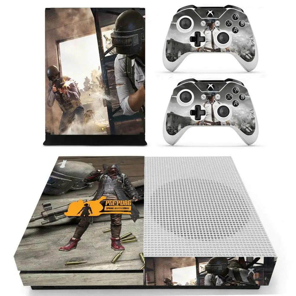 

PUBG Game Skin Sticker Decal Cover For Xbox One S Console & Controllers For Xbox One Slim Skins Stickers Vinyl