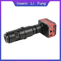 full hd 4k 1080p 8 3mp sony sensor imx342 electronic video precision measuring microscope full focus magnifier welding repair
