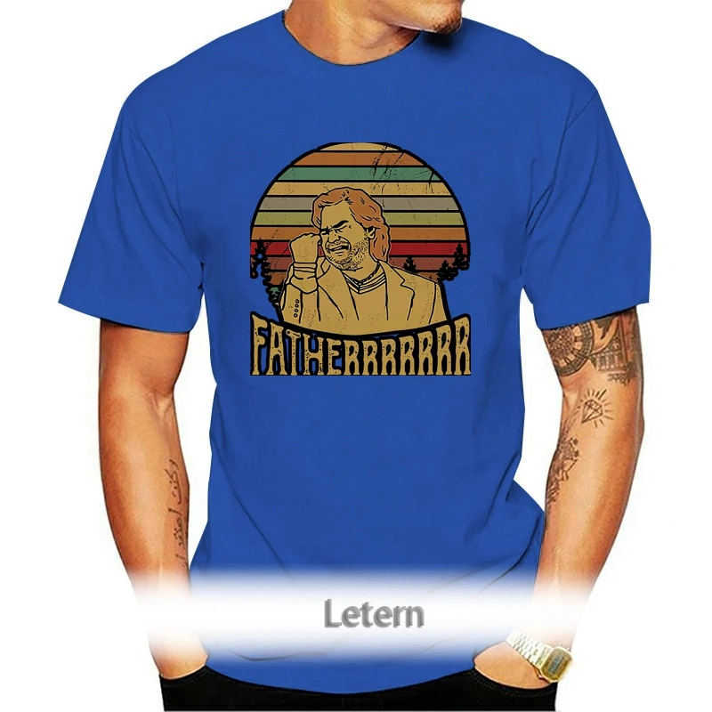 

Fatherrrrr Douglas From It Crowd Vintage T Shirt Men Cotton Black Made In Usa 012035