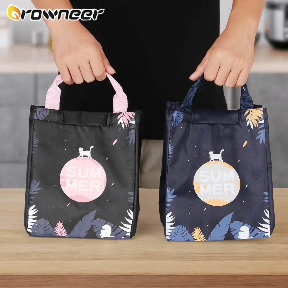 

Cartoon Cooler Lunch Bag For Picnic Kids Women Travel Thermal Breakfast Organizer Insulated Waterproof Storage Bag For Lunch Box