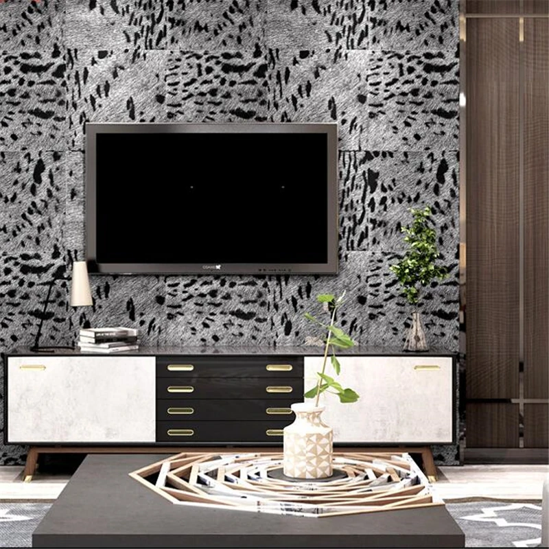 Обои wellyu с леопардовым принтом фоновые обои для телевизора гостиной спальни KTV