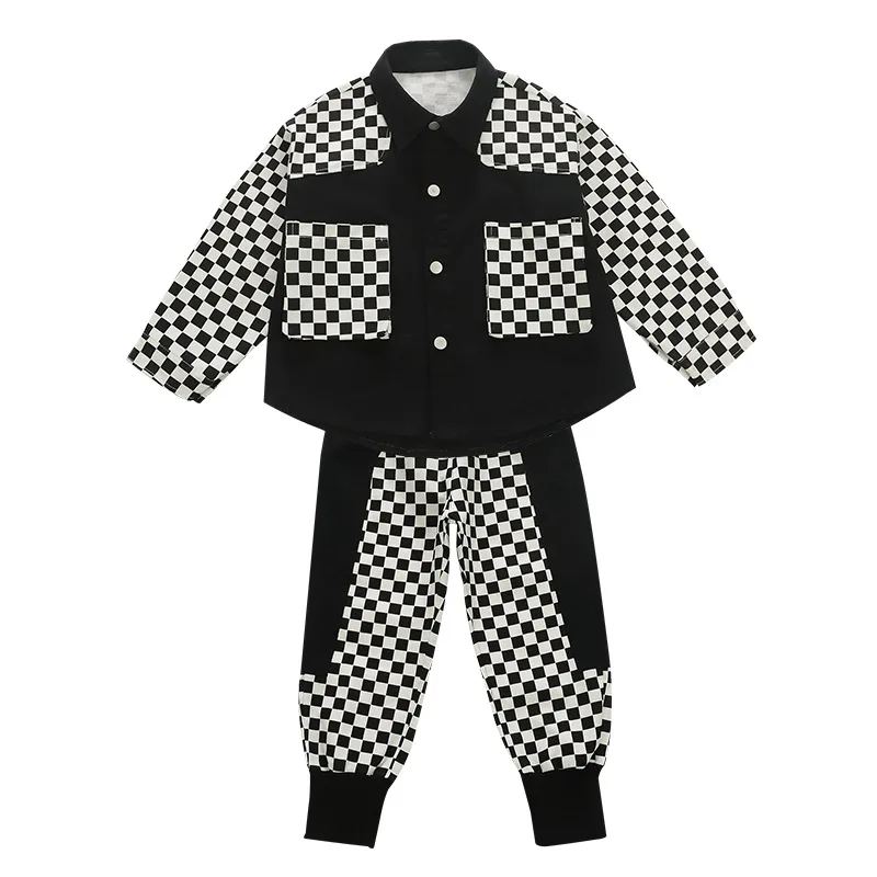 

2021 Lasted Spring Autumn Boys Clothing SuitsSweatshirts+ Pants 2pcs/Set Kids Jacket Teenager Sport School Outfits Tracksuit H