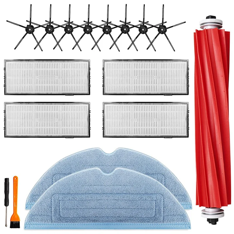 

Accessories Kit for Roborock T7S Plus S7 T7S Robotic Vacuum Replacement Parts Main Brush Mop Cloth Filters Side Brush