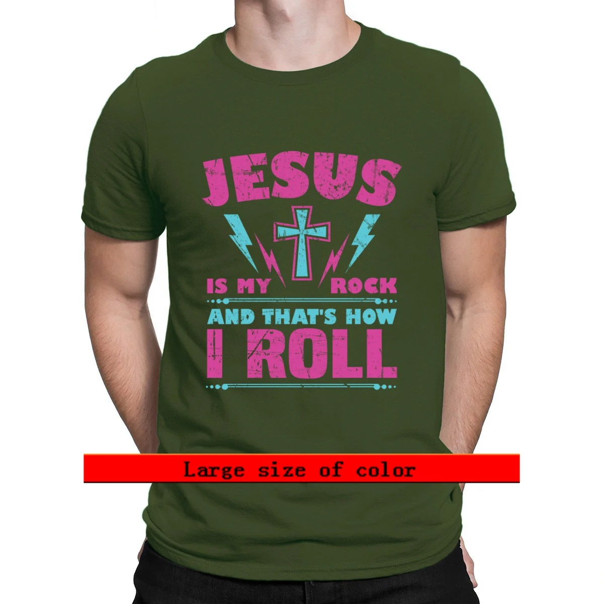 

Christian Music Church Singer Guitar Jesus Rock 2021 T Shirt Family S-XXXL Fit Customized Spring Autumn Cotton New Style Letter