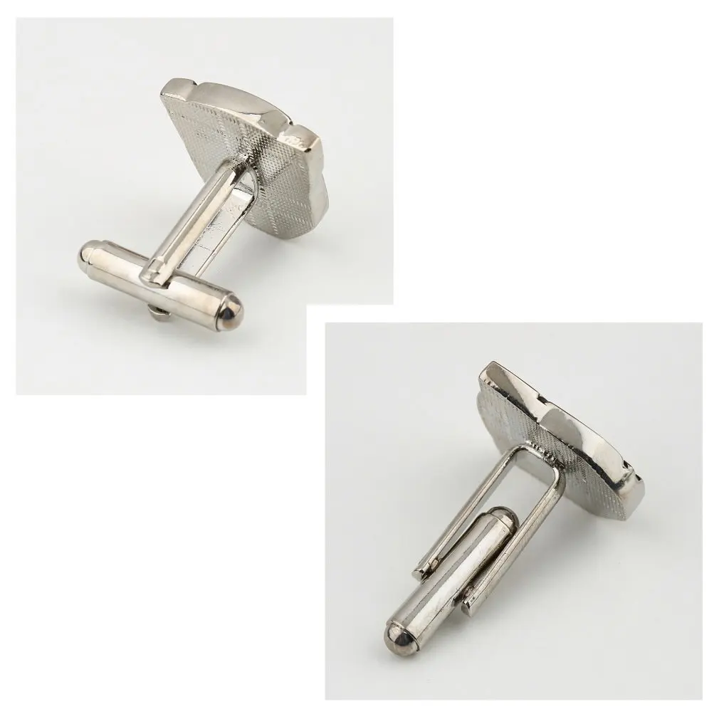 Мужская рубашка для свадебной вечеринки квадратная DC Marvel супер герой Запонки