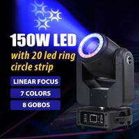 150w led moving head spotlight dj equipment ring circle led strip disco gobo lights for festivals events