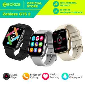 New 2021 Zeblaze GTS 2 Smart Watch Music Player Receive/Make Call Heart
Rate Long Battery Life Smartwatch For Android IOS Phone