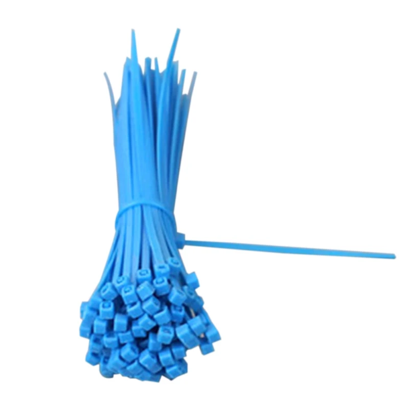 100 шт. нейлоновые кабельные самоблокирующиеся пластиковые стяжки набор застежек