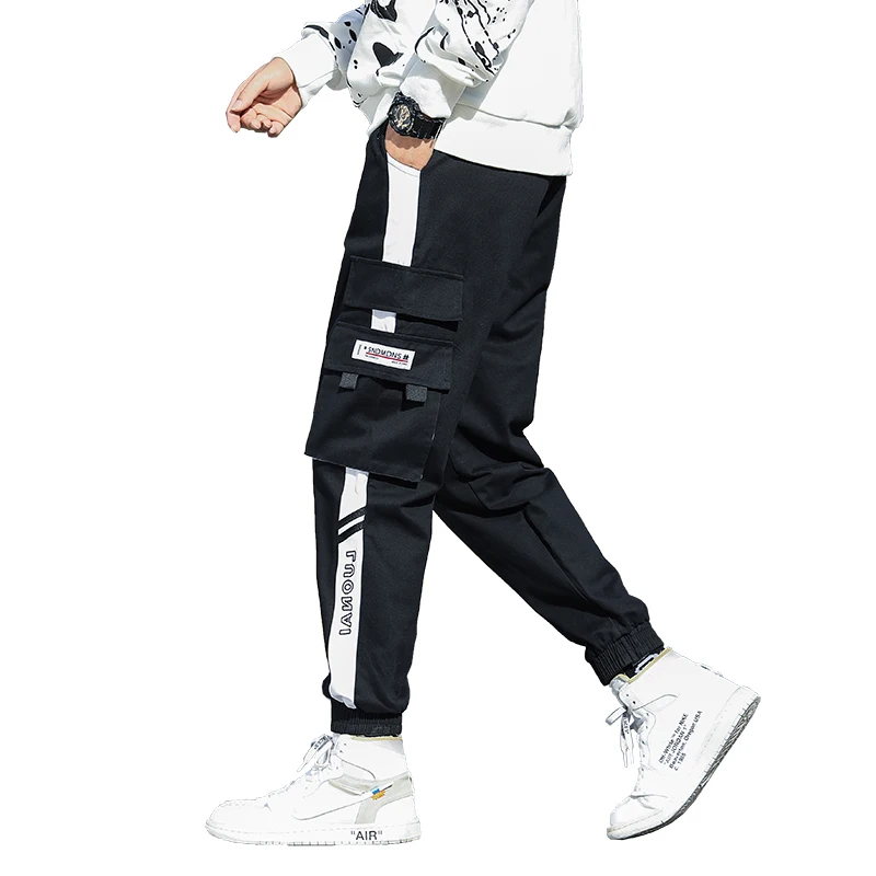

Big Pocket Men's Cargo Pants Streetwear Leisure Hip Hop Jogging Pants Male High Quality 2020 New Sweatpants Pants Mens Trousers