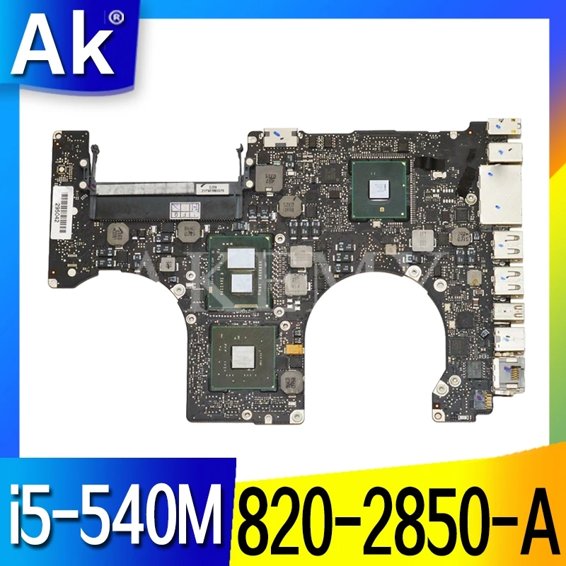 Материнская плата для Macbook Pro 15 &quotA1286 MC373CH 2010 материнская ноутбука i5 520M 540M 820 2850
