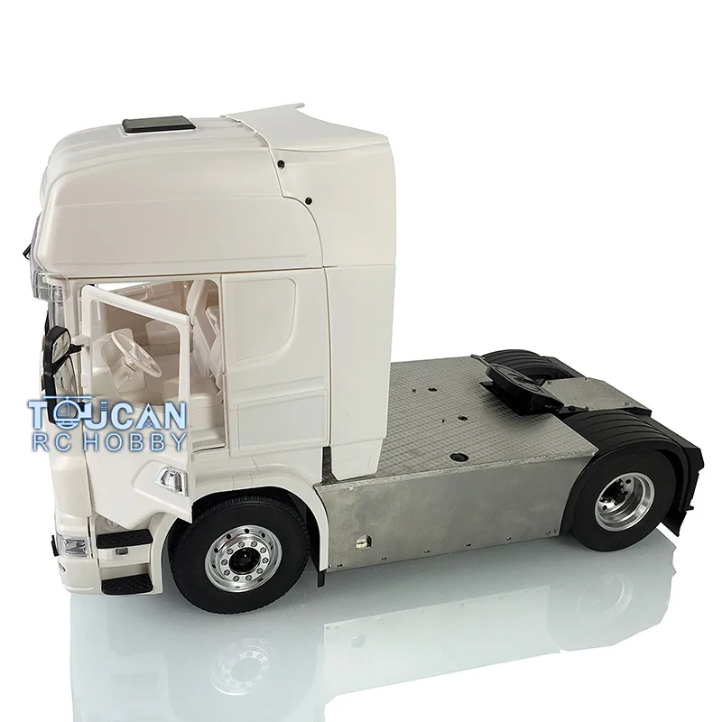

1/14 4x4 LESU Metal Chassis Hercul Sca Cabin RC Tractor Truck With Radio Light Sound THZH0583