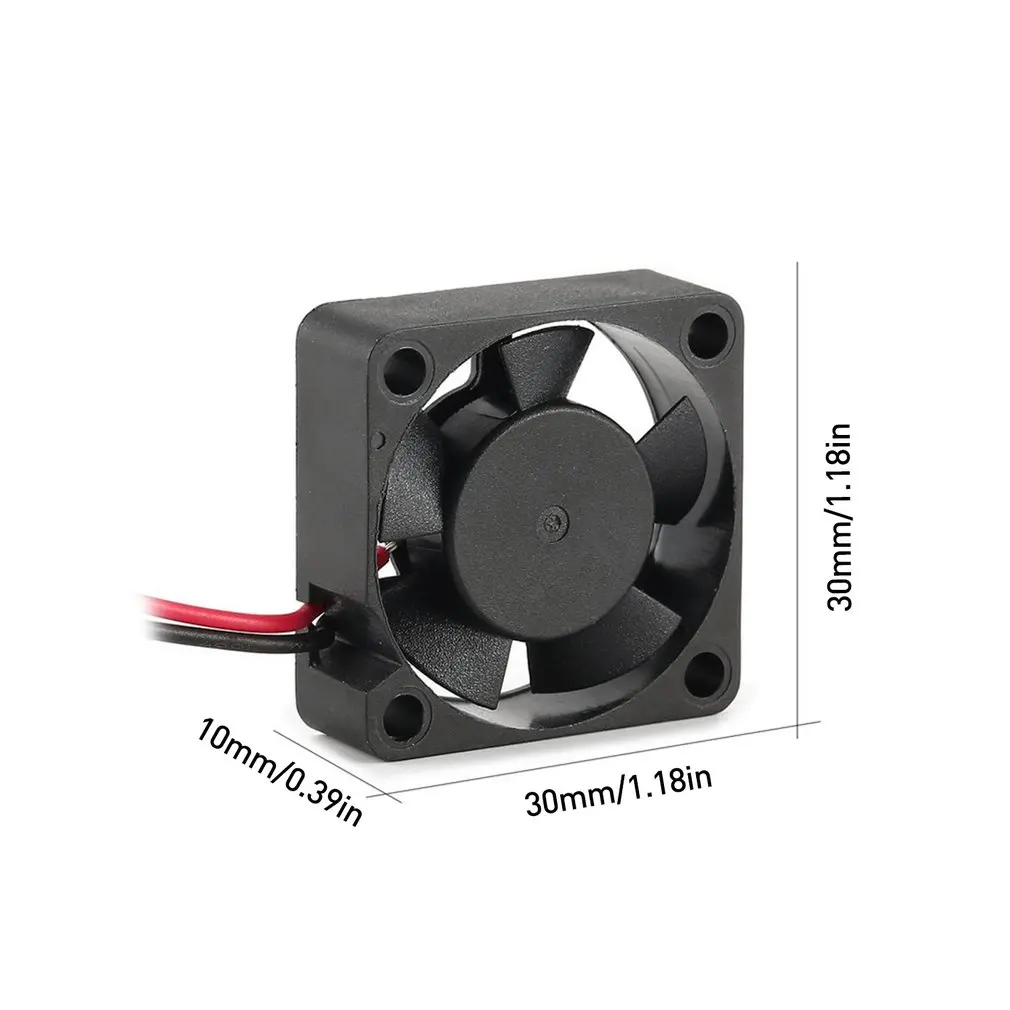 

SURPASS HOBBY RC Motor Cooling Fan 30*30*10mm Rotates At 21000 Rpm 5-8.45V 1.5A For 1/10 RC Car-motor ESC Fast Cooling