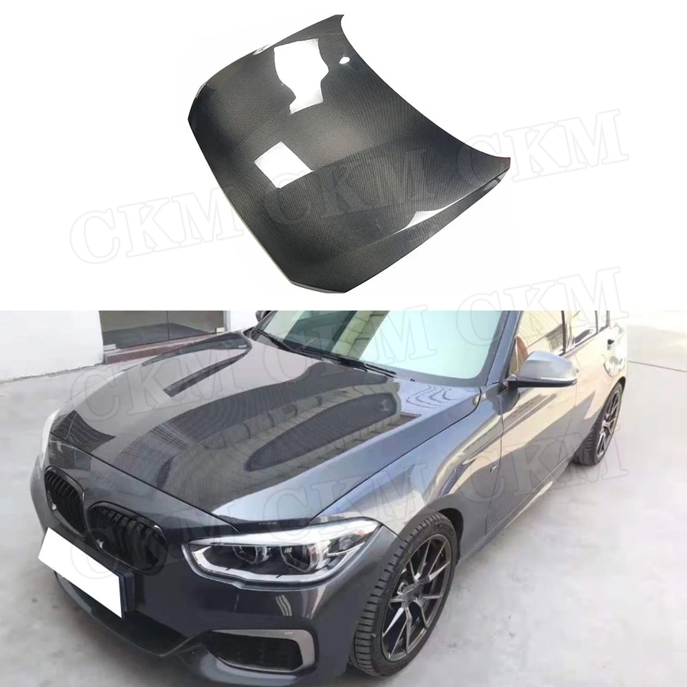 Крышка капота двигателя из углеродного волокна для BMW 1 серии F20 хэтчбек 2016 2017 2018