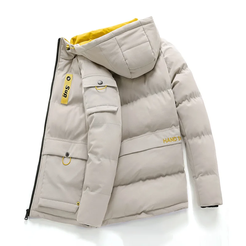 High Quality Men's Outwear Hooded Warm Thick Outdoor Winter Coat Quilted Padded Puffer Jacket