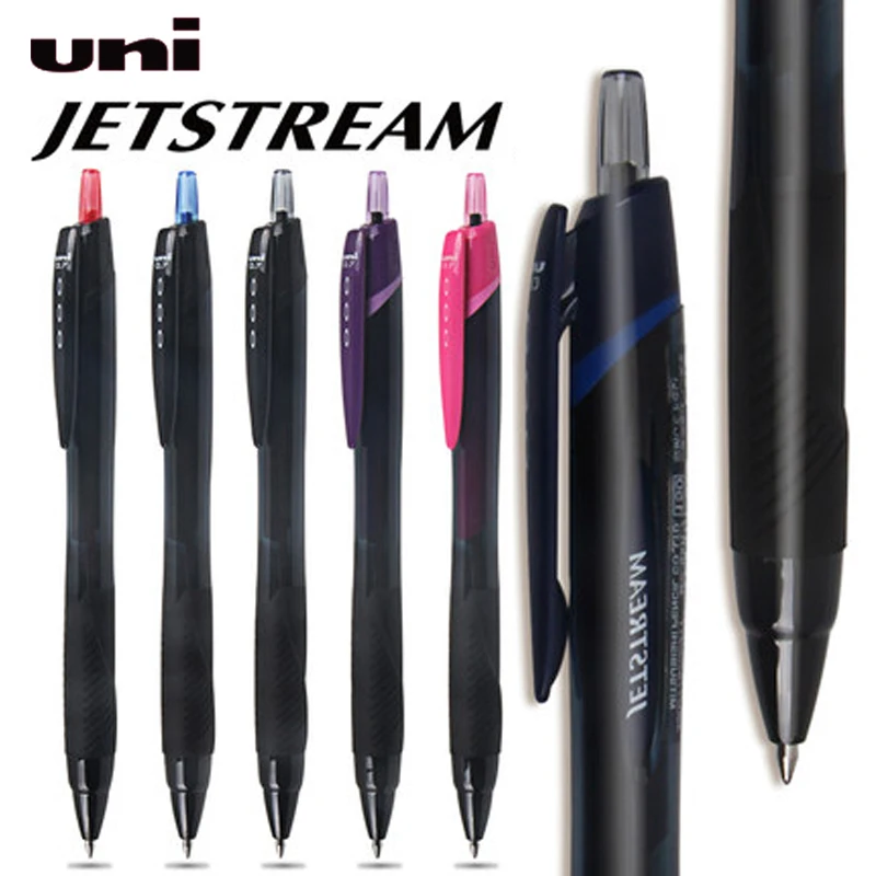 

6 Pcs/Lot Mitsubishi Uni SXN-157S Smooth Oil Pen 0.7 mm tip JETSTREAM ballpoint pen Writing Supplies for kids child Student