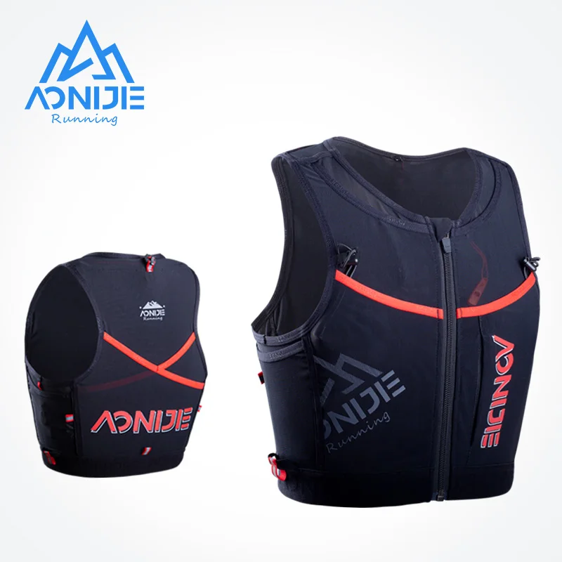 AONIJIE C9106 10L Quick Dry Sports Backpack Hydration Pack Vest Bag With Zipper For Hiking Running Marathon Race