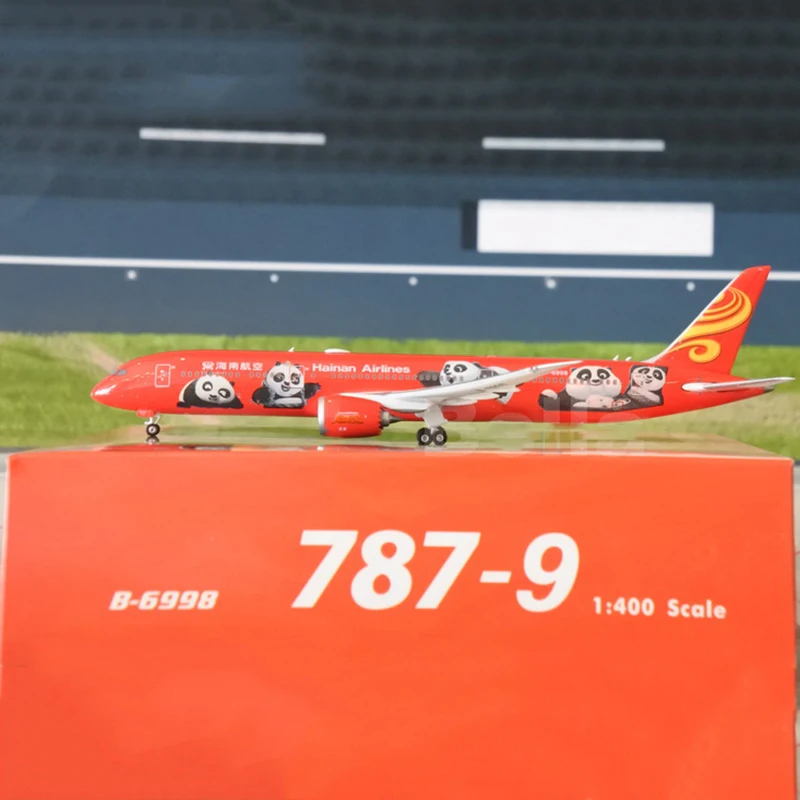 Авиационная модель 1: 400 масштаб Hainan Airlines панда Boeing 787 летательного аппарата сплав