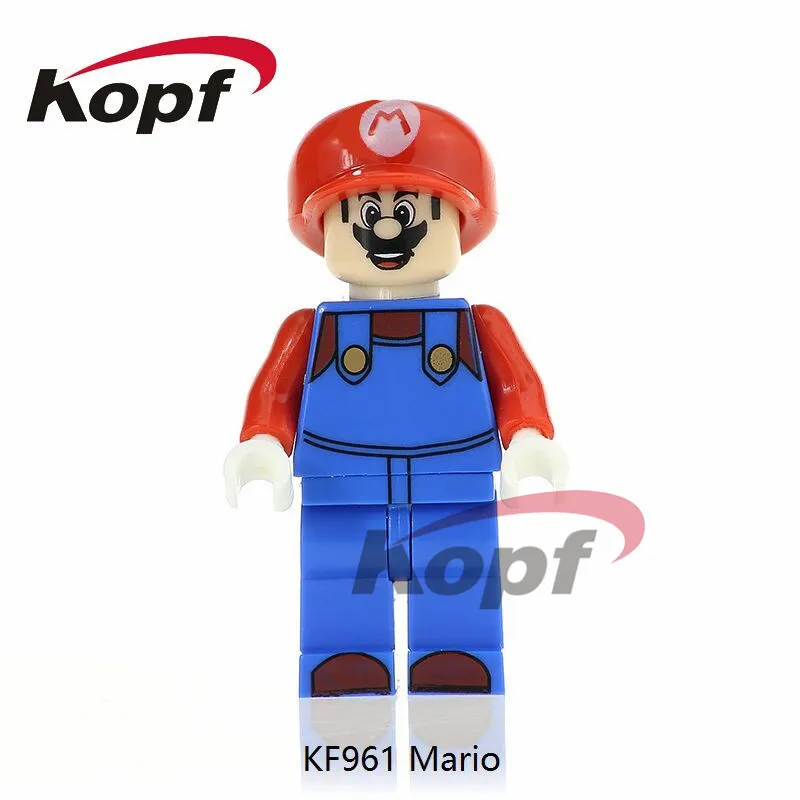 KF961 Without Box Строительные блоки Super Bros Mario Luigi Yoshi RX-Black Kamen Rider катаро минами Фигурки Коллекция игрушек для детей KF2114 - Цвет: KF961 Without Box
