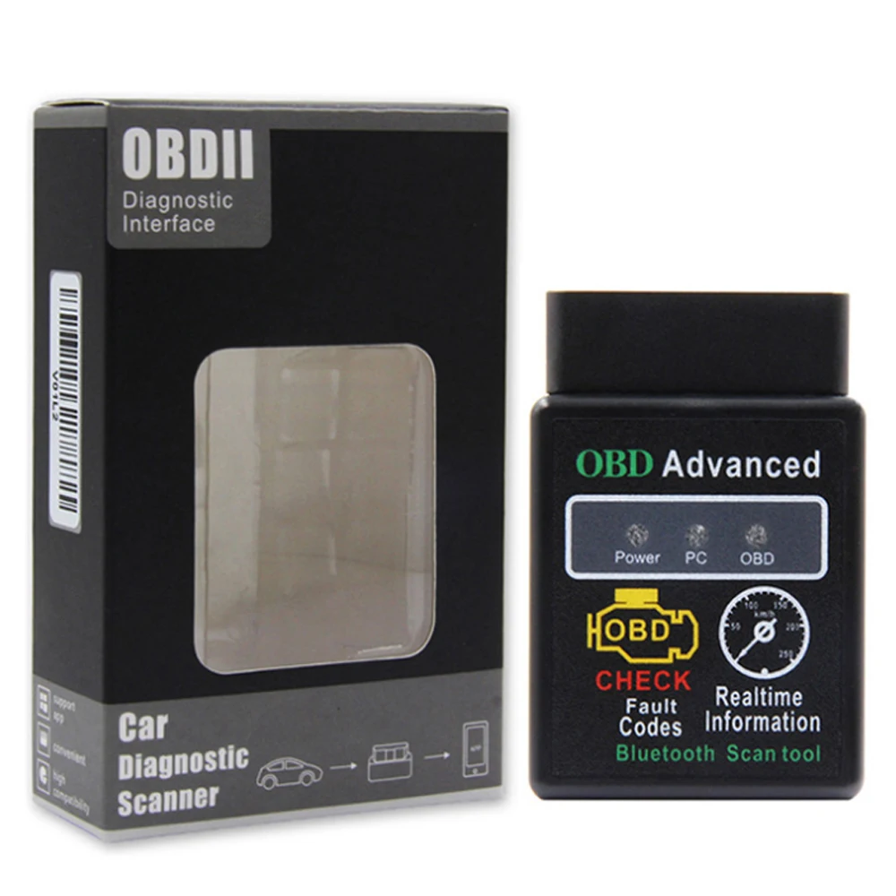 Автомобильный диагностический сканер ELM 327 V1.5 HH OBD для Android obd2 Bluetooth ELM327 OBD2
