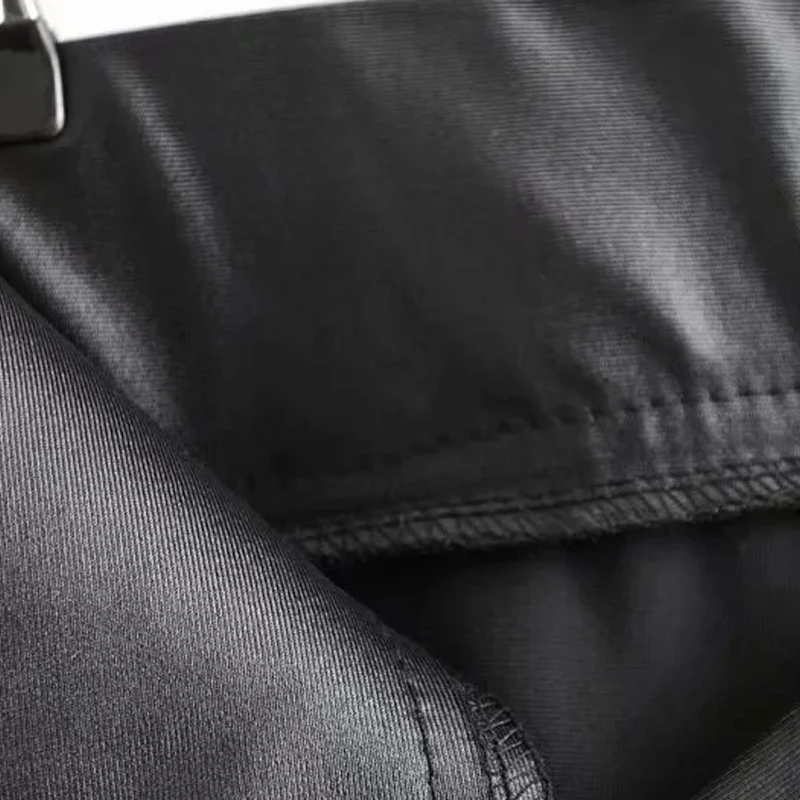 Осенние зимние сексуальные обтягивающие брюки из искусственной кожи женские