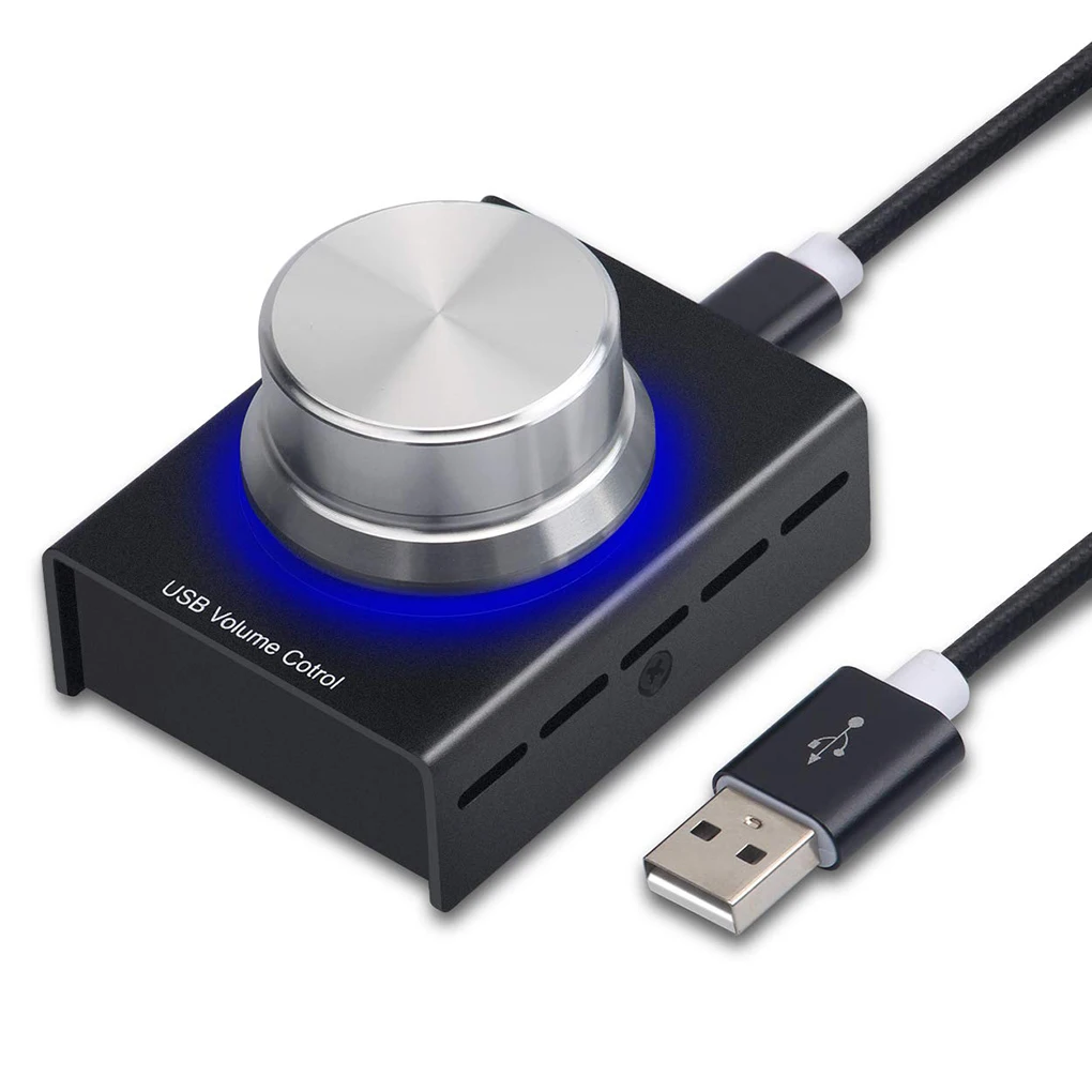 USB ручка управления громкостью, металлический регулятор громкости звука, USB кабель, один ключ, регулятор громкости, USB тюнер