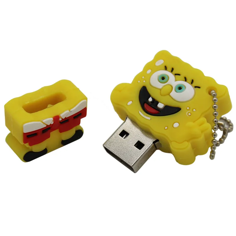 USB флеш-накопитель с надписью ME с героями мультфильмов, 64 ГБ, USB флеш-накопитель Губка Боб, 4 ГБ, 8 ГБ, 16 ГБ, 32 ГБ, флешка, Usb 2,0