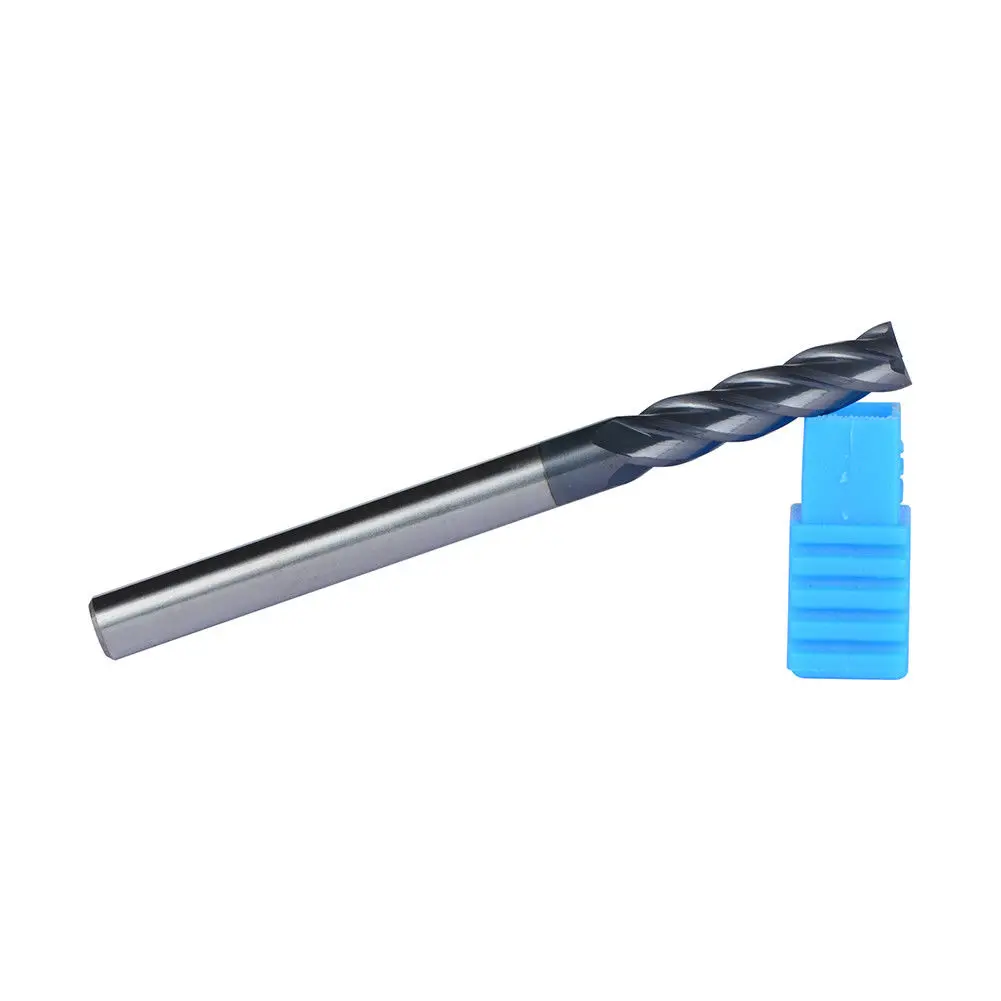 

Solid Carbide End Mill 6mm Shank Dia TiAIN Coat 4 Flutes CNC Router Bit For Wood