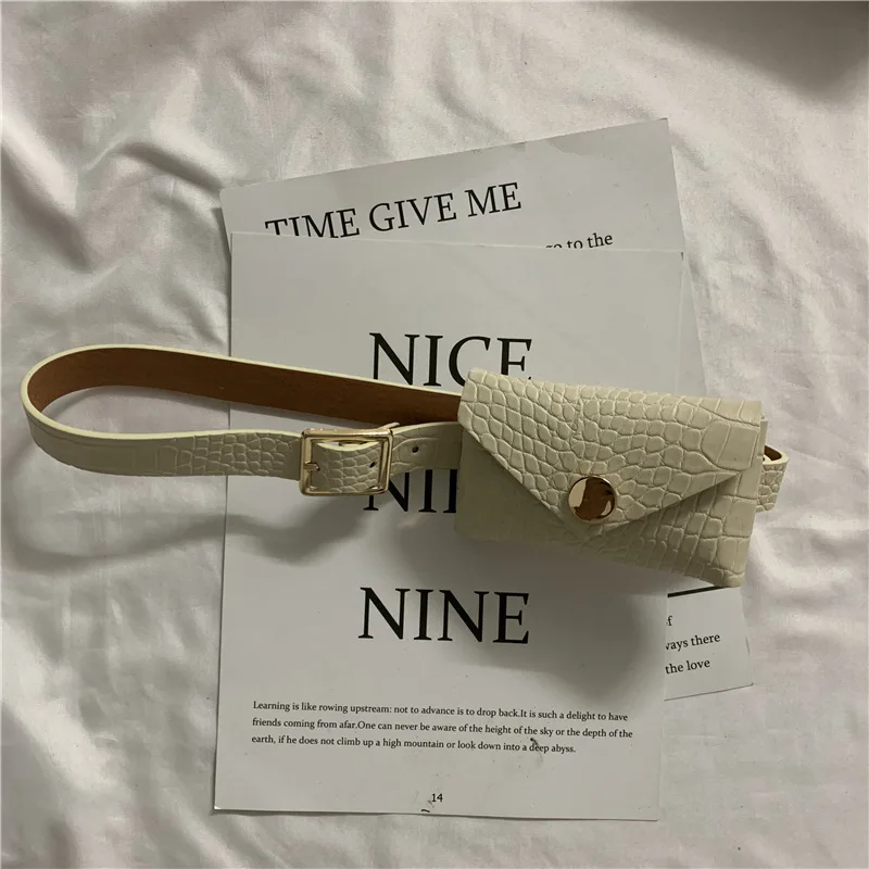 

2021 ELEGZO Women's Fashion Belt Ladies Bag Solid Color Belt Female Leisure Pin Buckle Waistband Hot Selling