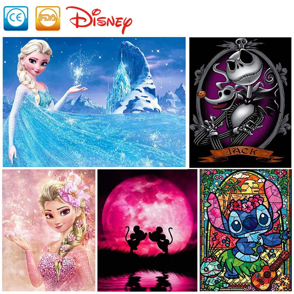 Disney алмазная Вышивка крестиком квадратная картина Стразы DIY Алмазная мозаика