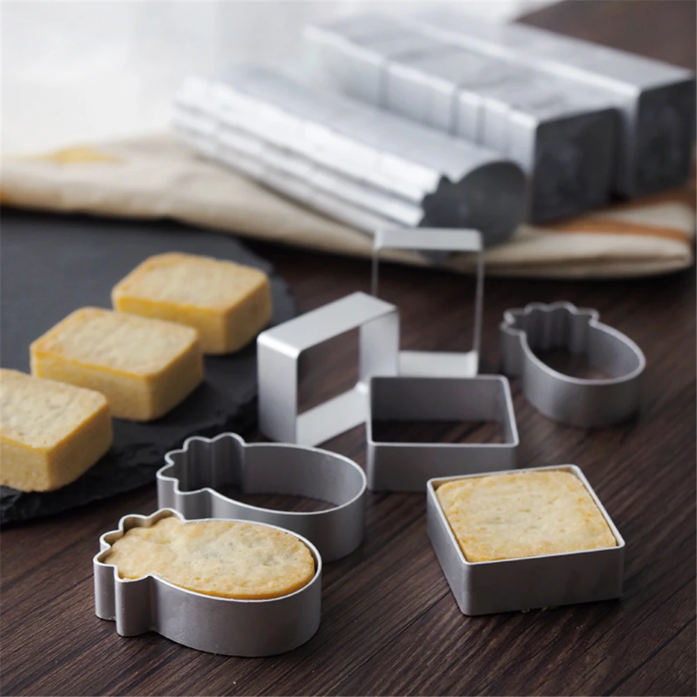 4 шт./компл. печенье ножи для тортов моулов формы DIY выпечки Fondant (сахарная) Кухня