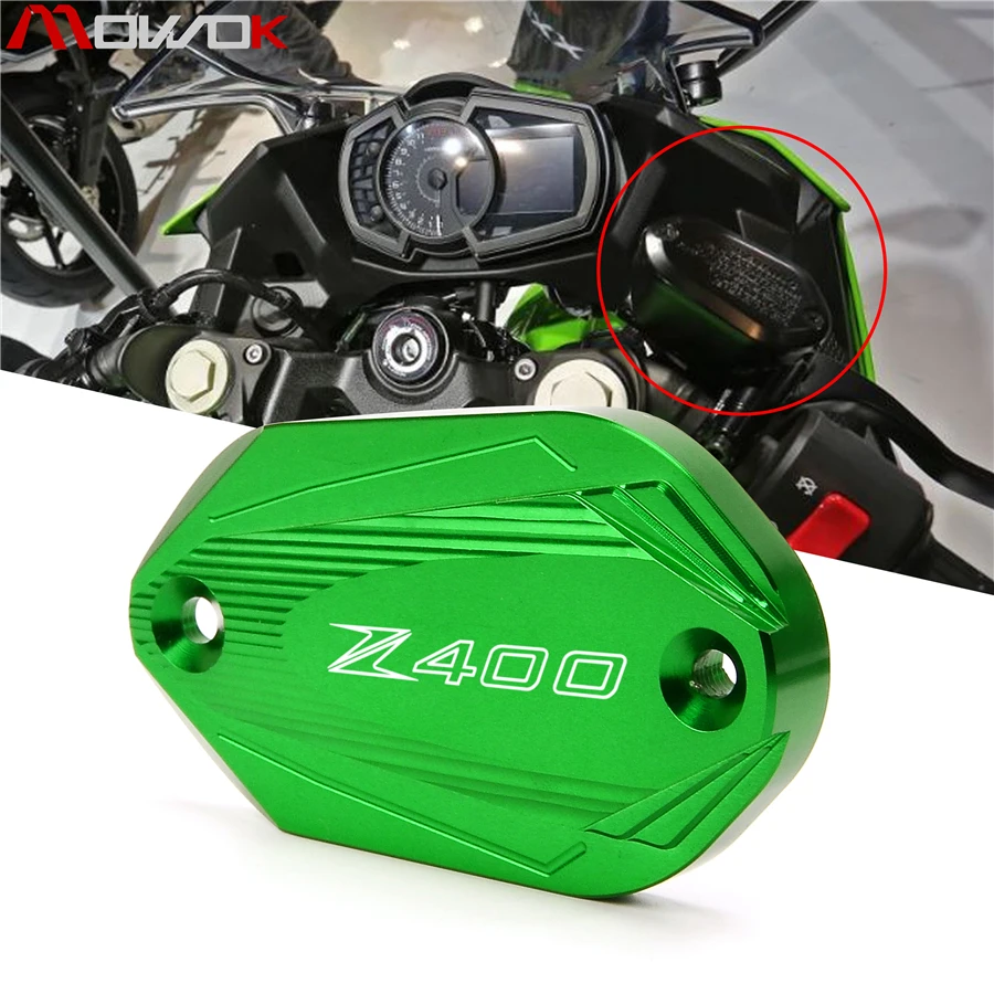 Крышка Резервуара для KAWASAKI Z400 Z 400 2019 2020 LOGO CNC inder Передняя и задняя Тормозная
