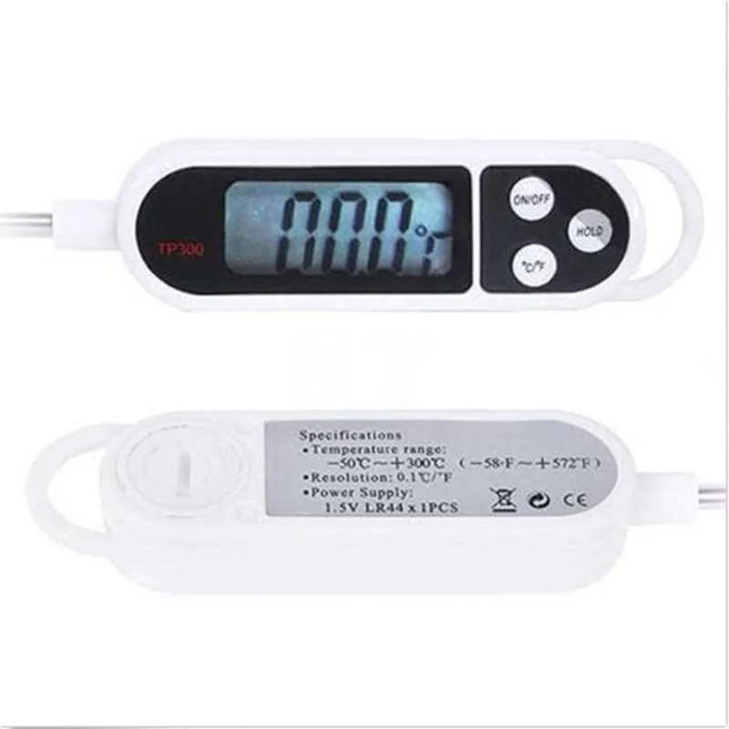 

Digital Food Thermometer BBQ Cooking Water Measure Probe Hand Tool Convenient