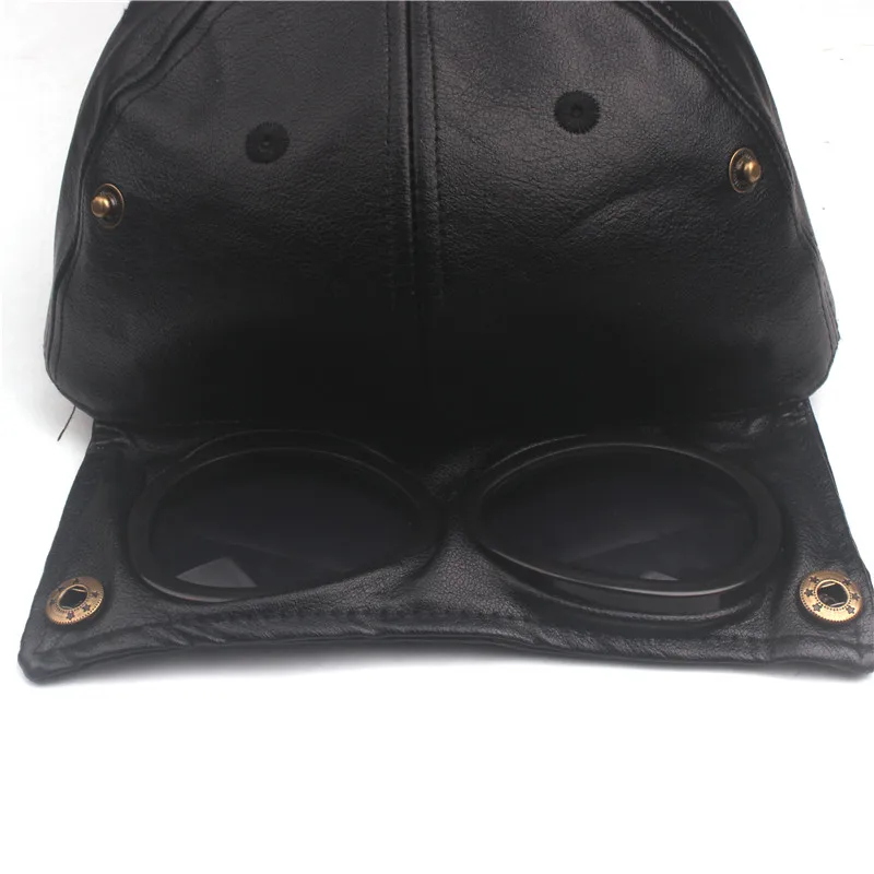 Xthree новая осенне зимняя женская шапка из искусственной кожи кепка шлем летчика