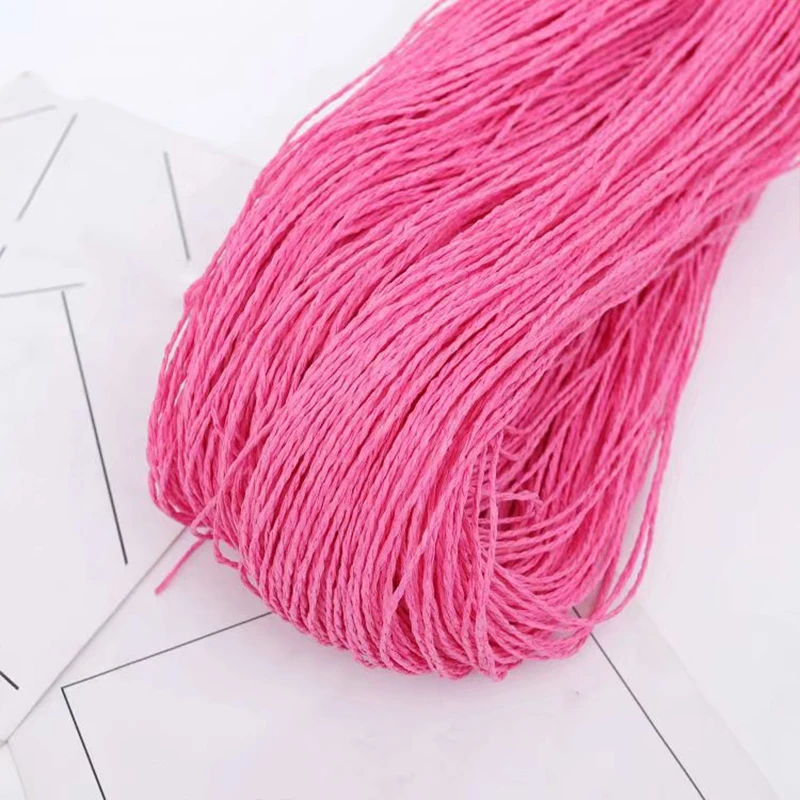 500 г летнее искусственное вязание крючком из натуральной бумаги соломенные нитки