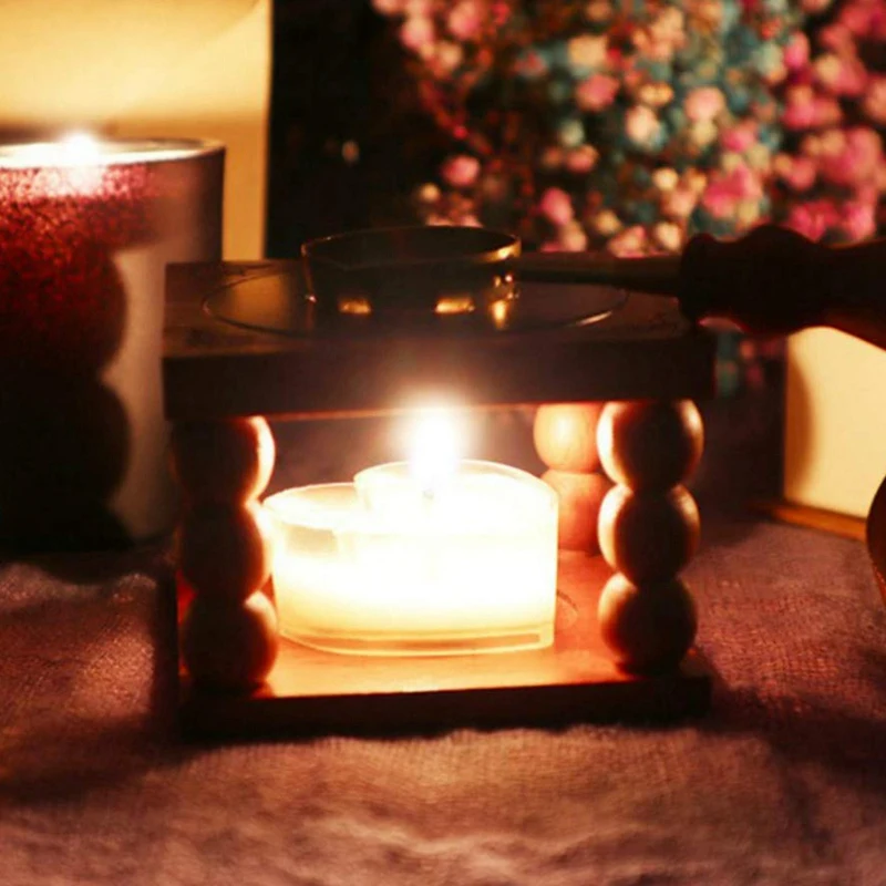 

Wax Seal Kits,Sealing Wax Warmer with Copper Heating Spoon for Wax Sealing Stamp Making-Not Includes Candles